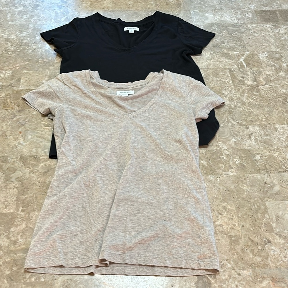 Nordstrom V Neck T Shirt Size Small Sold together